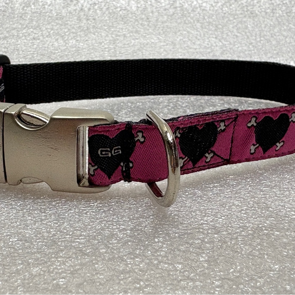 GX by Gwen Stefani Pink and Black Dog Collar